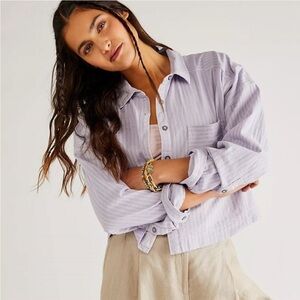 FP Cropped Button Up